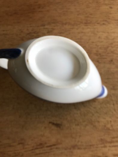 Vintage Blue and White sauce boat