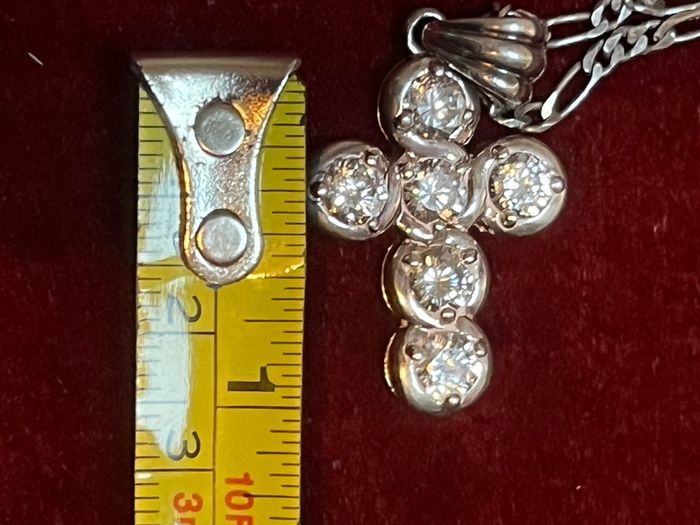 Sterling Silver Chain and Cross Pendant