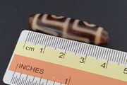 Antique Himalayan Tibetan 4 Eyes Agate Dzi Bead Amulet