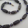 Vintage Venetian Style Feather Desgin Glass Beads Necklace Image 10
