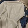 Navy/silver black out curtains, perfect condition Image 5