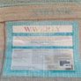 wool rug soft green colour Image 3