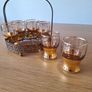 Glasses with metal caddy Image 3
