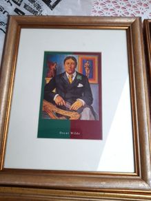 Pictures of famous Irish Authors.