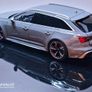 Audi RS6 C8 Avant Nardo grey 1:18 KiloWorks NEW! Image 2