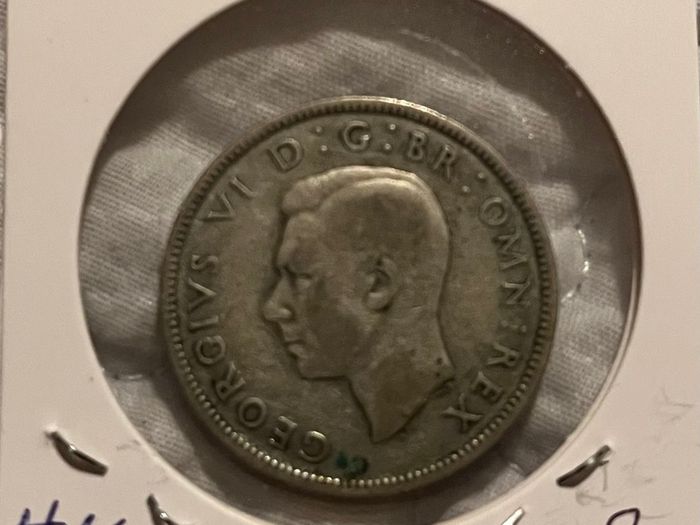 British Florin 1937 (50% Silver)