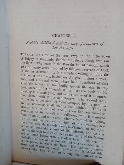The Life of the Very Reverend Mother Madeleine Louise Sophie Barat: Foundress of the Society of the Sacred Heart of Jesus by M. L'Abbe Baunard (2 Vol. Set) (CP124)