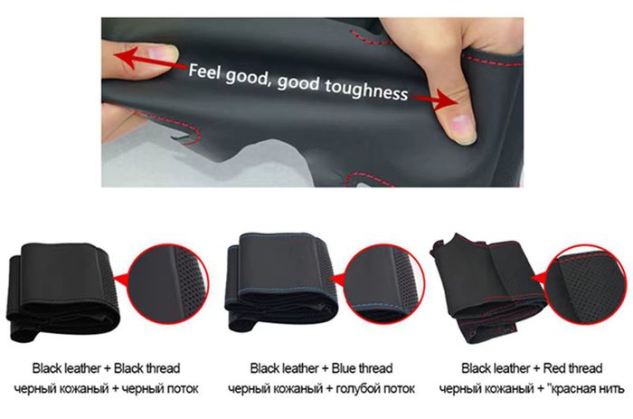 Car Accessories Customized Suede Leather Car Steering Wheel Cover For Volkswagen Passat B6 Golf 5 Mk5 VW Jetta 5 Mk5 Tiguan 2007