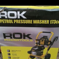 rok petrol power washer brand new in box