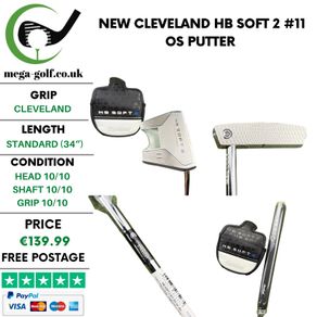 New Cleveland HB Soft 2 #11 OS Putter / 34"