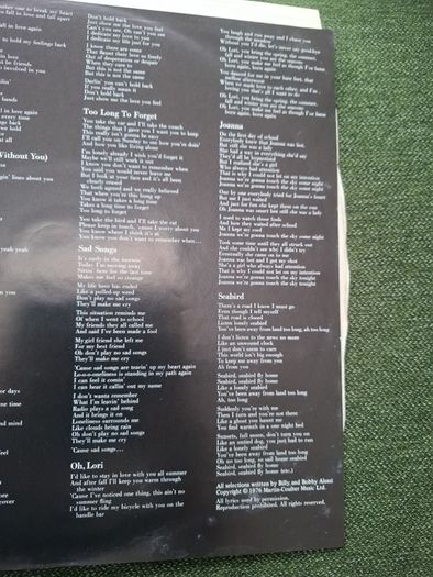 Alessi Vinyl LP From 1976