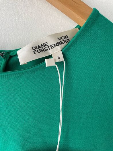 Diane Von Furstenberg Hadlie Evergeen dress size 8 New with tags