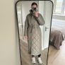 Vero Moda quilted high neck maxi puffer coat XS S Image 3