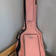 pink guitar case