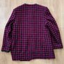 Debbie vintage wool pink black hundstooth jacket blazer size M 12 ,  Ireland Image 5