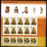 2015 Ireland Europa Old Toys Commemorative Stamps Sheetlet Plate 1A1A1A1a Mint Never Hinged (MNH) Image 2