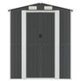 Garden Shed Anthracite 192x274x223 cm Galvanised Steel Image 3