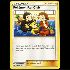 Pokemon Fan Club 133/156 Uncommon Trainer Sun Moon Ultra Prism Pokemon Card