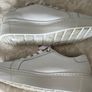 Callaghan White Leather Laced Wedge Trainers- Size 41 Image 4