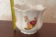 Vintage Old Windsor Pottery Floral Jardiniere Ceramic Planter