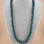 Vintage African Style Eyes Glass Beads Strand 22 inches Image 8