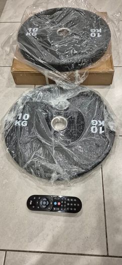 brand new 2x10kilo olympic bumper weight plates