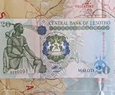 Central Bank of Lesotho 20 Maloti 1994