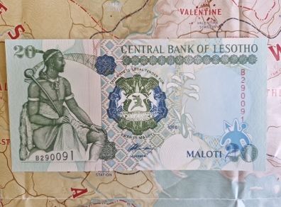 Central Bank of Lesotho 20 Maloti 1994