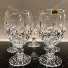 Cavan Crystal Sheelin Hand-Cut Goblets x6