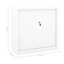 Sliding Door Cabinet White Image 8