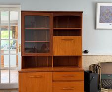 Stunning Original Vintage Irish Mid-Century Teak Display Unit by Ark Furniture