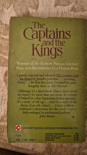 The Captain And The Kings. By Jennifer Johnson. Paperback In Good Condition.