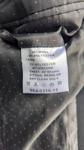 French Connection Black suit Jacket - 36R/91cm regular fit