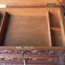 Antique ladies french seweing Chest oak early 1930s  Beautiful Image 7
