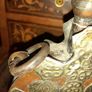Antique Copper Gun Powder Flask Image 2