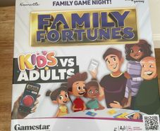 Family Fortunes Kids VS Adults board game