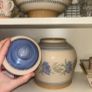 Nicholas Mosse Blue Peony Cookie Jar Image 3