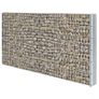 2D Gabion Fence Galvanised Steel 2.008x1.03 m 2 m (Total Length) Silver Image 2