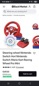 Steering wheel Nintendo Switch Hori Nintendo Switch Mario Kart Racing Wheel