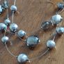 Vintage 3 Row Necklace. Image 2
