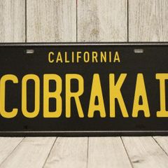 Cobrakai (Karate Kid) Dodge Challenger COBRAKAI Replica Movie License Plate
