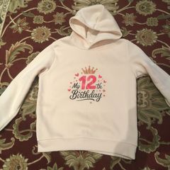 12 th Birthday Hoodie, size - 12 years