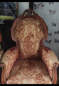 Vintage Upholstered Armchair