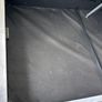 Grey Velvet King Size Ottoman Bed with Winged Chesterfield Headboard - Safina Image 4