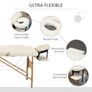Portable Massage Table Folding Spa Beauty Therapy Bed Cream Image 5
