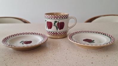Nicholas Mosse Apple Design Small Mug and plates