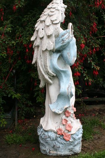 Outdoor Statue of an Angel made from Fiberglass 40"