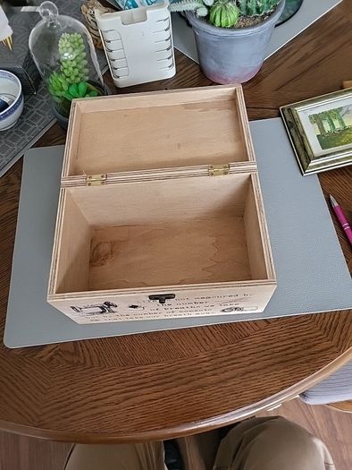 Sewing box decorative