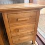 2 Solid Oak Bedside Table Image 3