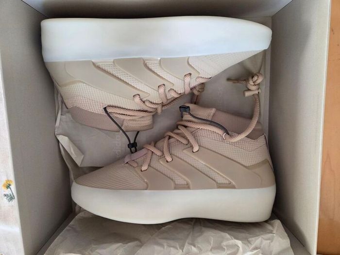 Adidas Fear of God Athletics 1 Basketball Sneakers UK 8 Clay Beige